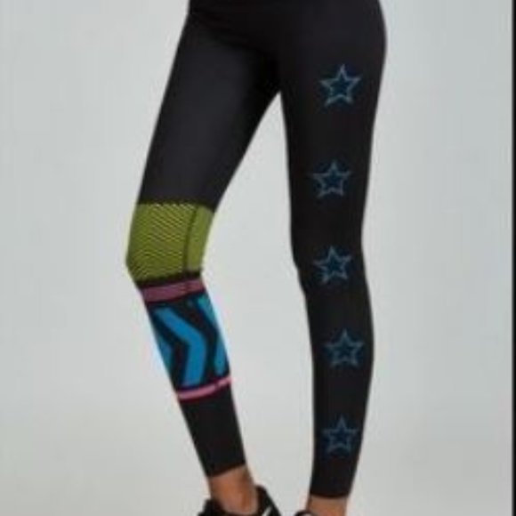 Noli Black Line High Rise Yoga Pants, New&tags